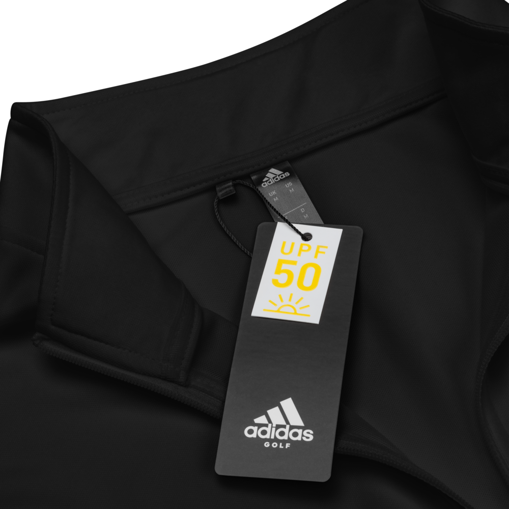 Bad Trading Embroidered Adidas Quarter Zip - Black